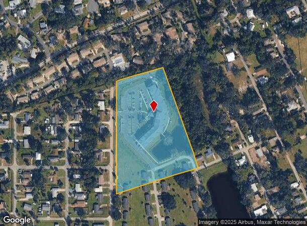  911 Oleander St, New Smyrna Beach, FL Parcel Map