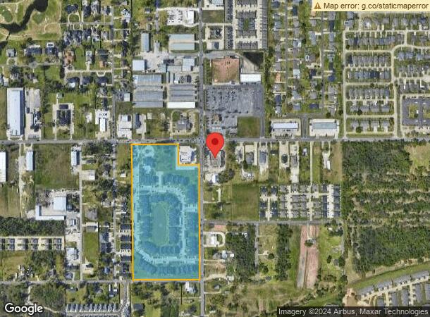  2845 Country Club Rd, Lake Charles, LA Parcel Map