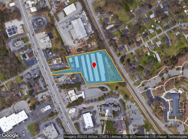  114 N Main St, Mauldin, SC Parcel Map