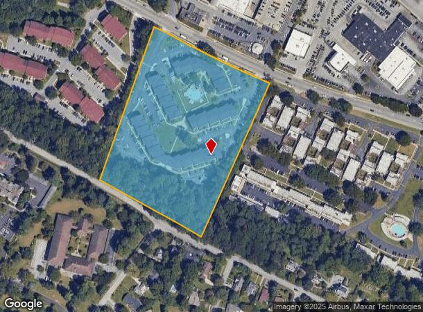  24 Witherwood Ct, Towson, MD Parcel Map