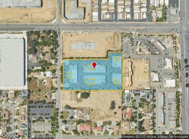  Juniper Ave, Fontana, CA Parcel Map