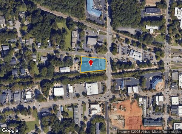  203 N Harrison Ave, Cary, NC Parcel Map