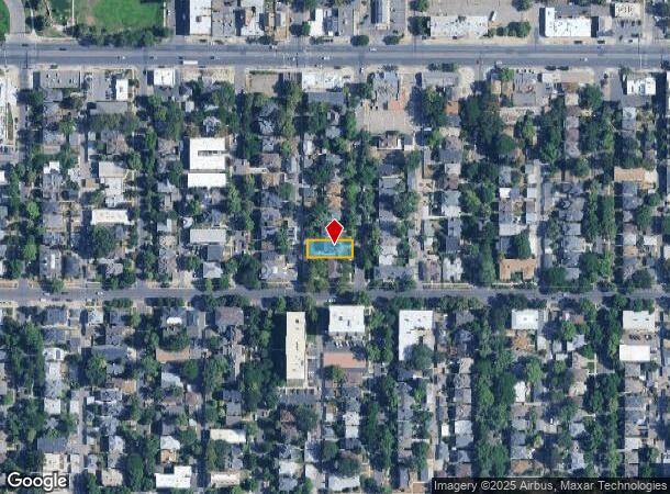  1419 Fillmore St, Denver, CO Parcel Map