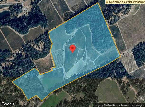  375 Cold Springs Rd, Angwin, CA Parcel Map