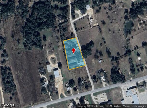  1134 Donna Dr, Hallettsville, TX Parcel Map
