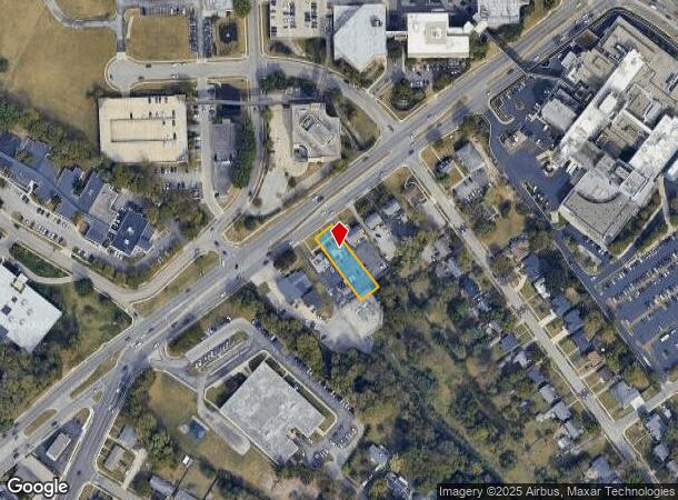  1614 Harrodsburg Rd, Lexington, KY Parcel Map