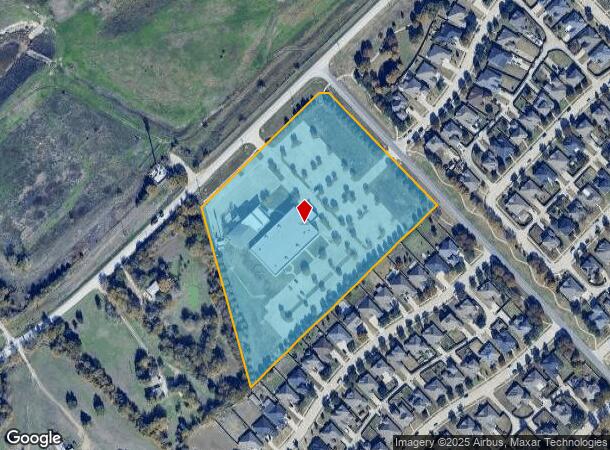2402 Castle Dr, Rowlett, TX Parcel Map