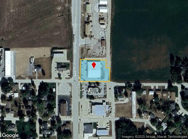  1314 N Lincoln St, West Point, NE Parcel Map