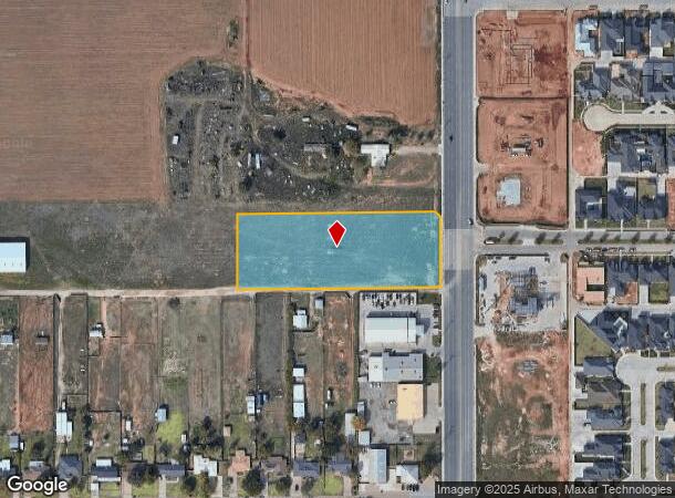 11806 Slide Rd, Lubbock, TX Parcel Map
