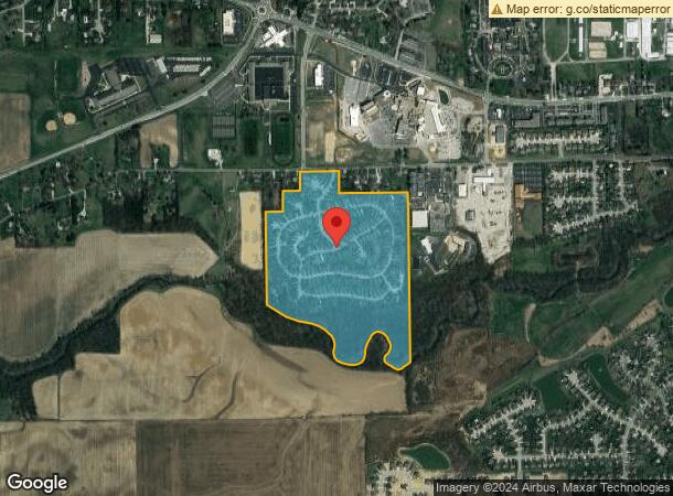  1199 Hospital Rd, Franklin, IN Parcel Map