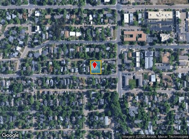 815 Dewey Ave, Boulder, CO Parcel Map