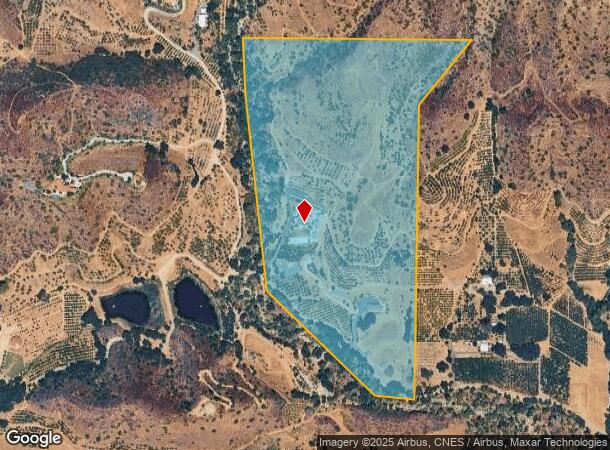 2845 Hermitage Ranch Rd, Ojai, CA Parcel Map