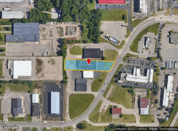 3645 E Cork St, Kalamazoo, MI Parcel Map