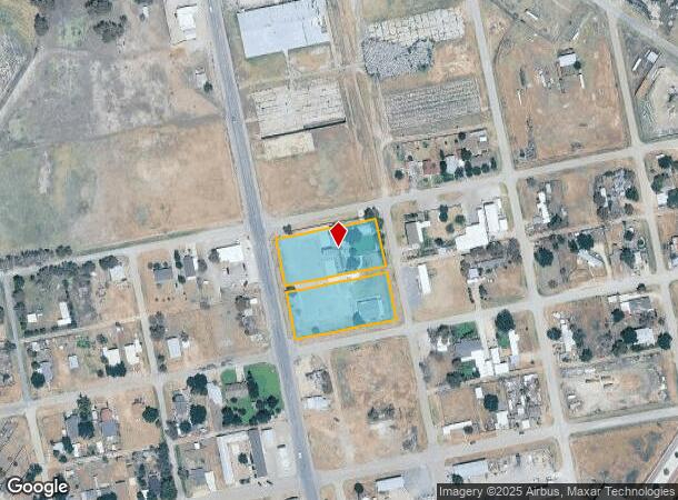 100 W Dawson St, Slaton, TX Parcel Map