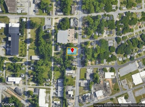  1306 W Green Dr, High Point, NC Parcel Map