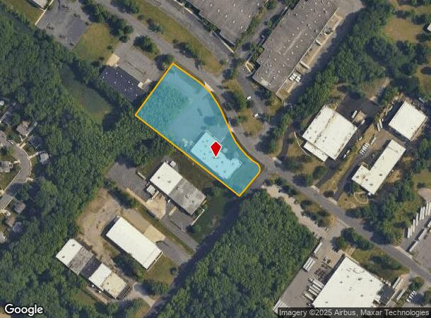 1256 Glen Ave, Moorestown, NJ Parcel Map