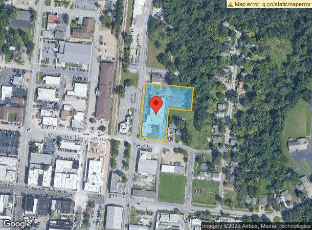  205 N Arkansas St, Rogers, AR Parcel Map