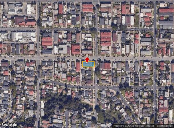 1321 W 9Th St, San Pedro, CA Parcel Map