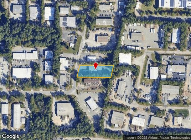 5921 Triangle Dr, Raleigh, NC Parcel Map