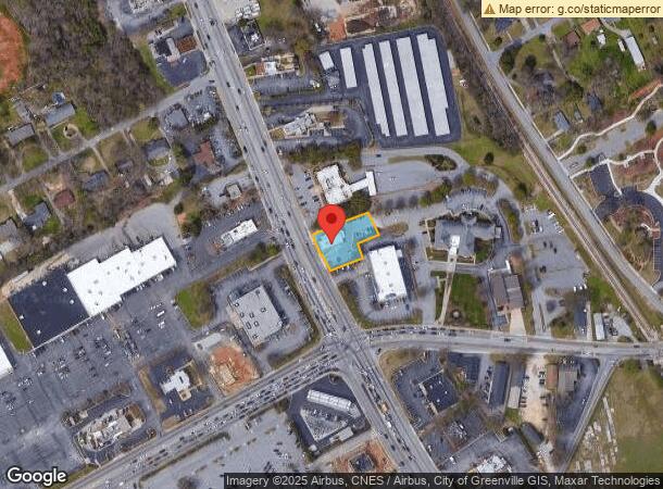  108 N Main St, Mauldin, SC Parcel Map