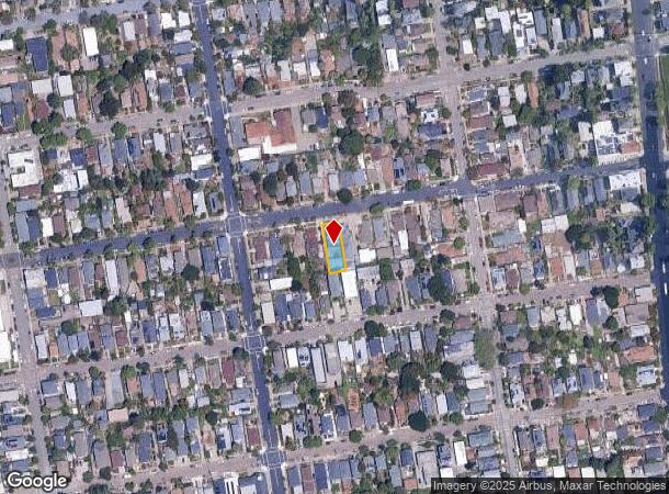 1716 Derby St, Berkeley, CA Parcel Map
