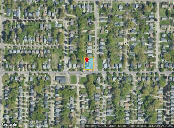  813 Lovers Ln, Akron, OH Parcel Map