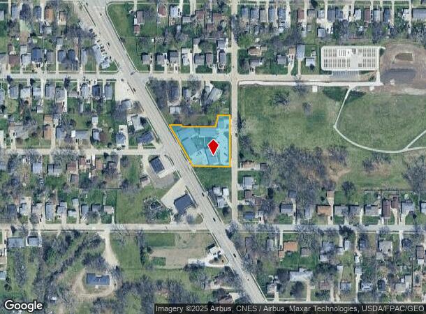  2117 Indianola Ave, Des Moines, IA Parcel Map