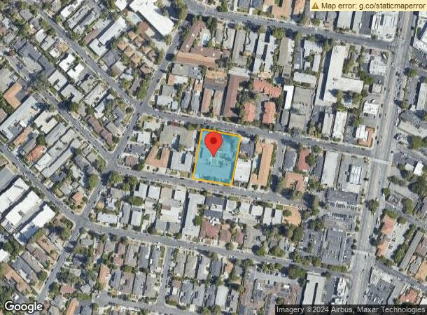  1536 Oxford St, Redwood City, CA Parcel Map