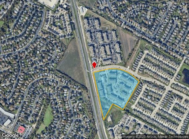 1127 Pearl Retreat Ln, Austin, TX Parcel Map