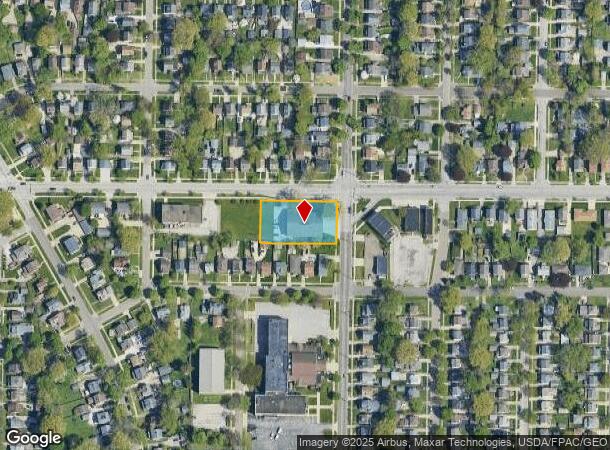  1544 Brown St, Akron, OH Parcel Map