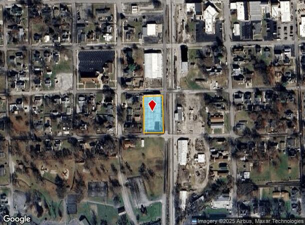  250 S Railroad St, Scottsburg, IN Parcel Map