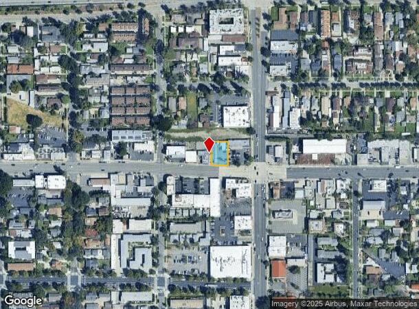  1373 E Walnut St, Pasadena, CA Parcel Map