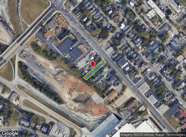  636 W Main St, Lexington, KY Parcel Map