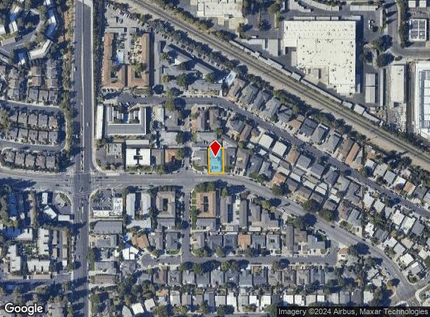  2139 Monroe St, Santa Clara, CA Parcel Map