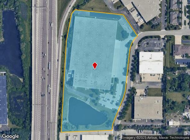  10 N Mitchell Ct, Addison, IL Parcel Map