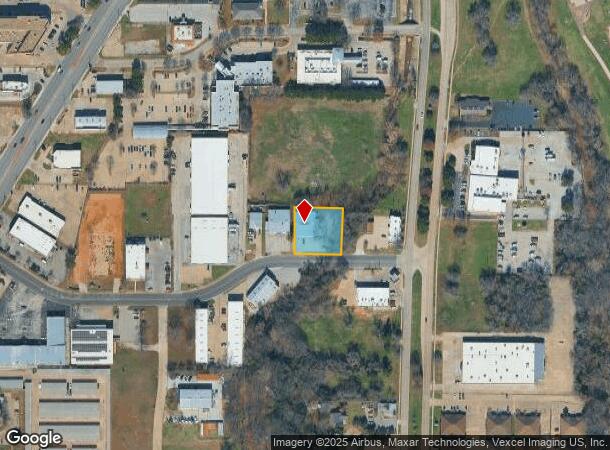  705 Secretary Dr, Arlington, TX Parcel Map