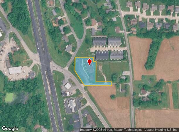 1550 N Main St, Columbia, IL Parcel Map