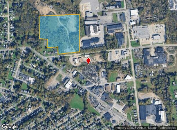  1050 Frew Mill Rd, New Castle, PA Parcel Map