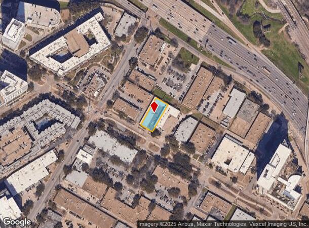  1718 Hi Line Dr, Dallas, TX Parcel Map