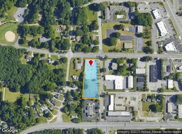  607 Idol St, High Point, NC Parcel Map