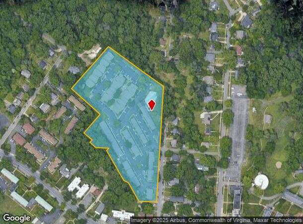 18 W West Princeton Cir, Lynchburg, VA Parcel Map