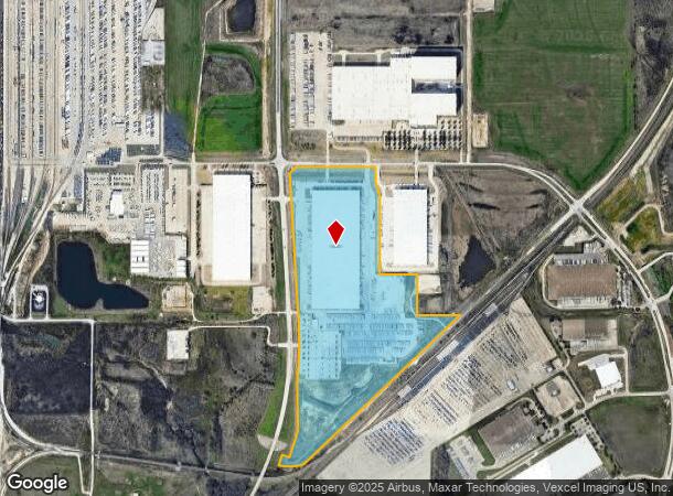  1400 Intermodal Pkwy, Haslet, TX Parcel Map
