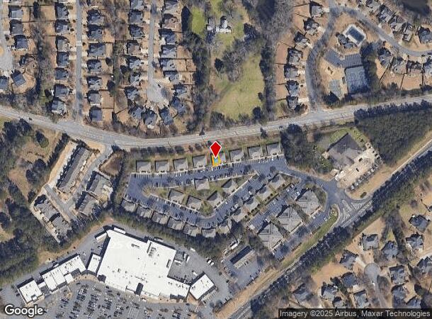 1602 Abbey Ct, Alpharetta, GA Parcel Map