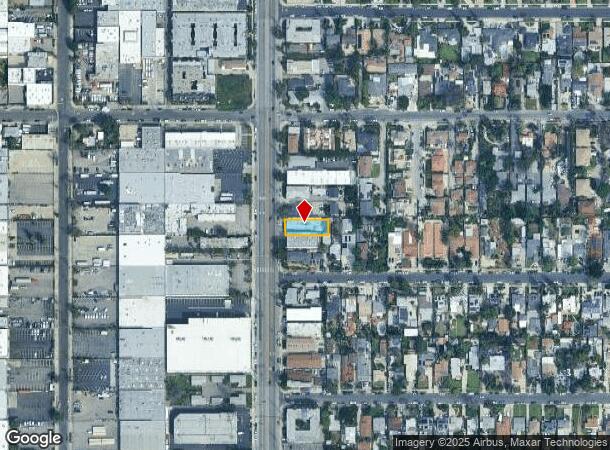  6914 Woodley Ave, Van Nuys, CA Parcel Map