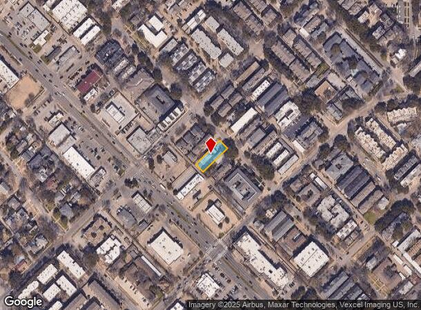  4227 Bowser Ave, Dallas, TX Parcel Map