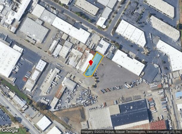 496 Hester St, San Leandro, CA Parcel Map