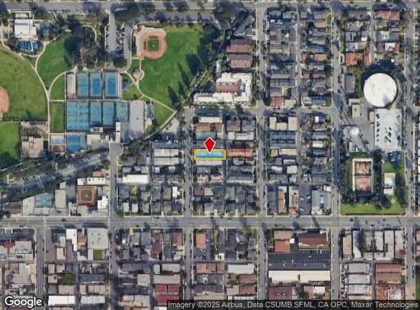 332 Penn St, El Segundo, CA Parcel Map