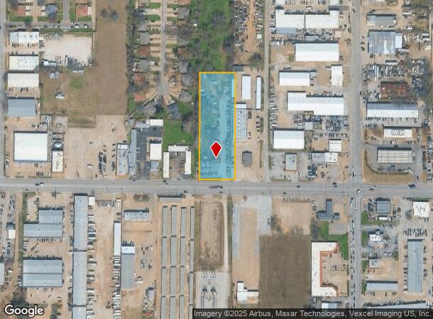  2615 W Division St, Arlington, TX Parcel Map
