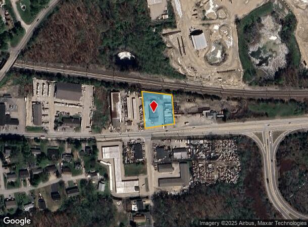132 Oak St, Westerly, RI Parcel Map