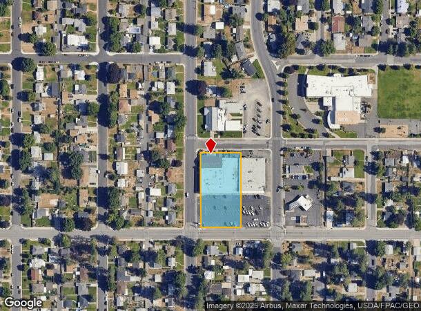  5528 N Ash St, Spokane, WA Parcel Map